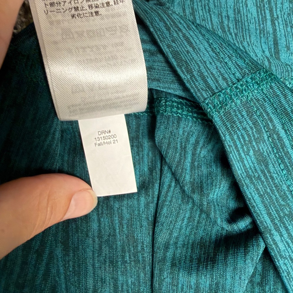 Eddie Bauer Mens TXL Tall FreeDry Performance Shirt‎ Teal Long Sleeve Hiking - Picture 10 of 10
